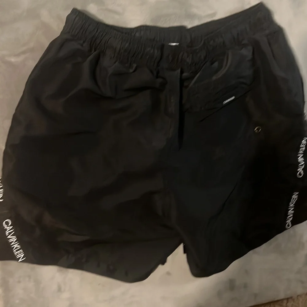 🔥BLACK CALVIN KLEIN SWIM SHORTS BOARD SHORTS